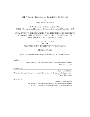 模拟网络的 AI 攻击规划